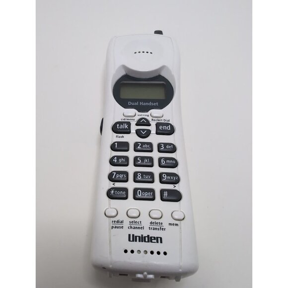 Uniden DXI3086-2 2.4GHz Cordless Phone Base w/ Two Handsets Vintage 2003 - Picture 5 of 16